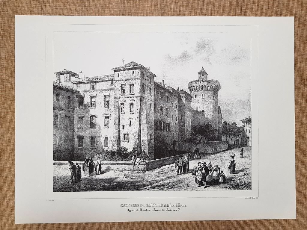Castello di Sartirana Novara Monarchia di Savoia Enr. Gonin F.lli … | Immagine principale