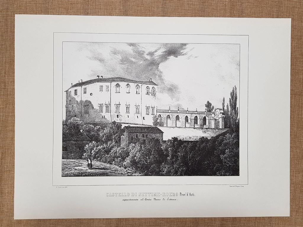 Castello di Settime - Roero Asti Monarchia di Savoia Gonin … | Immagine principale
