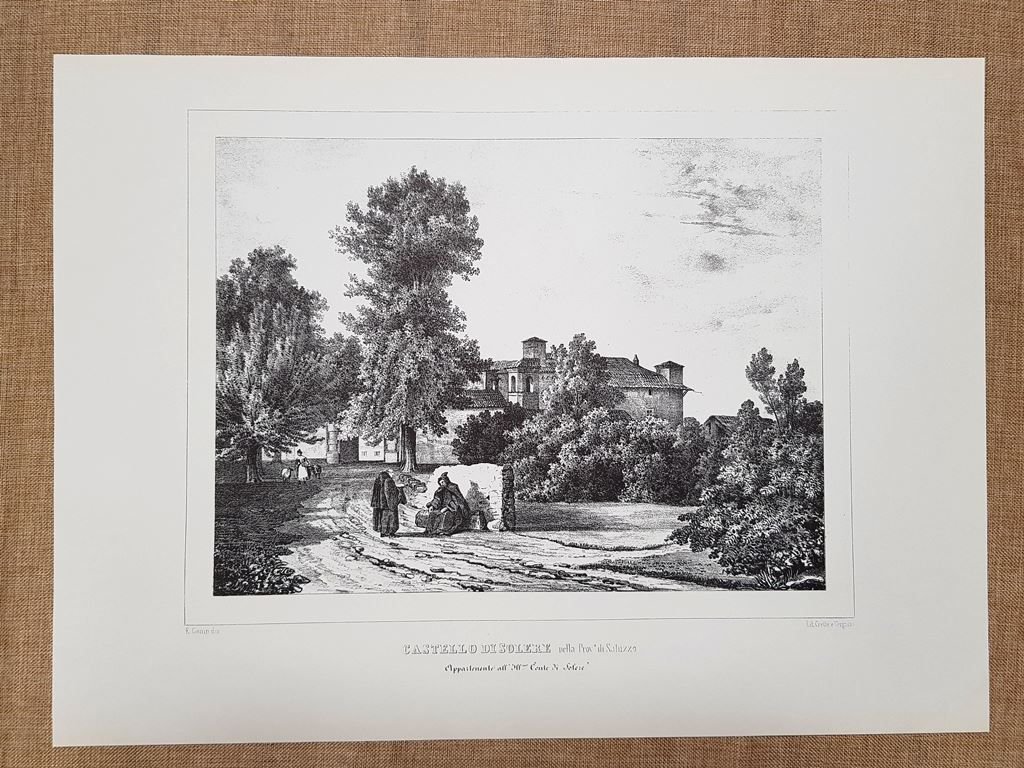 Castello di Solere Saluzzo Monarchia di Savoia Enr. Gonin F.lli … | Immagine principale