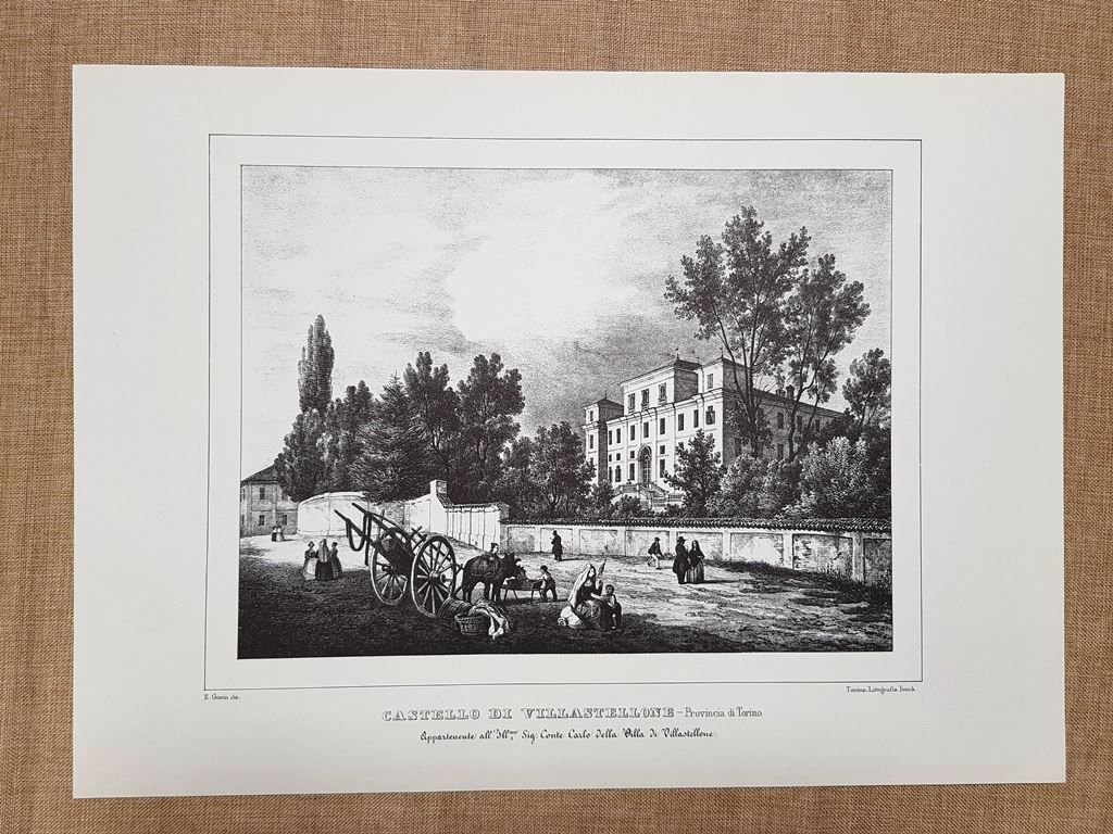 Castello di Villastellone Torino Monarchia di Savoia Gonin F.lli Doyen … | Immagine principale