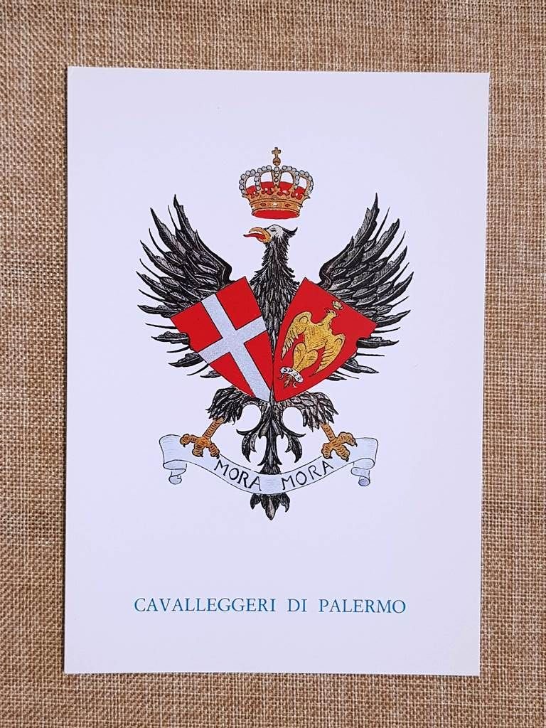Cavalleggeri di Palermo Emblema o stemma araldico Reggimento di Cavalleria