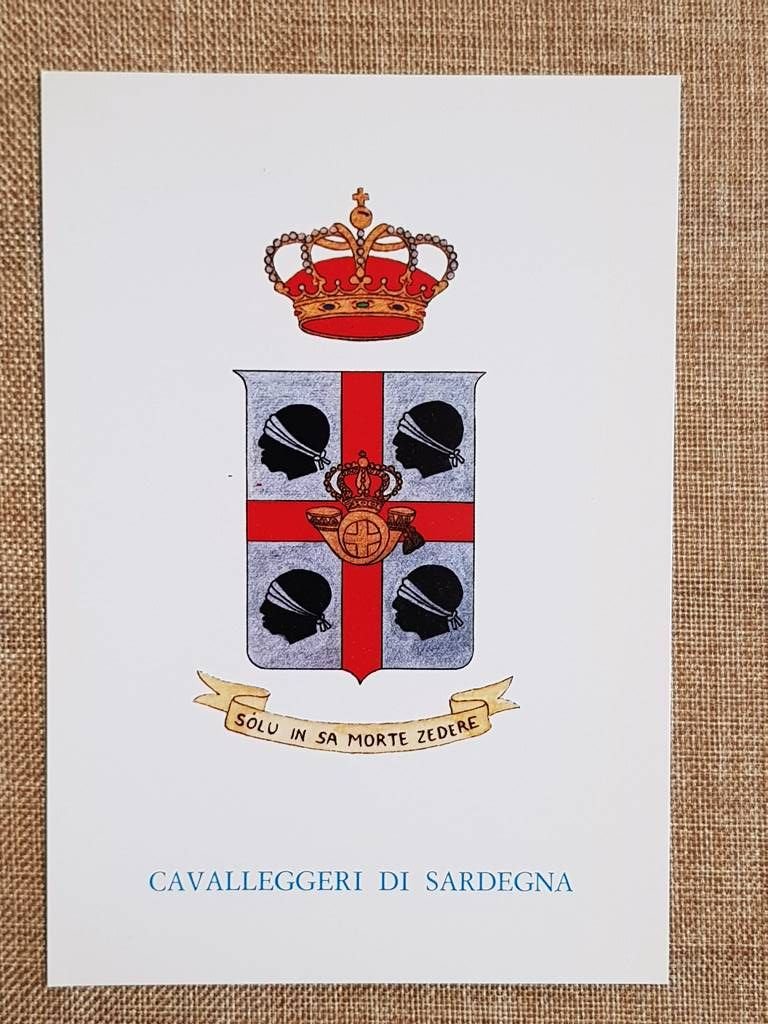 Cavalleggeri di Sardegna Emblema o stemma araldico Reggimento di Cavalleria
