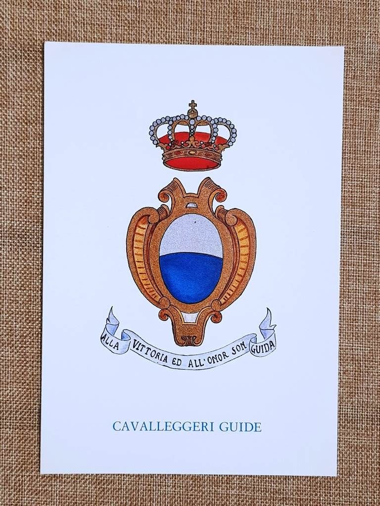 Cavalleggeri Guide Emblema o stemma araldico Reggimento di Cavalleria