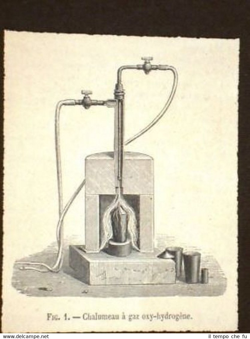 Chalumeau à gaz oxy - hydrogène Torcia a gas, idrogeno …