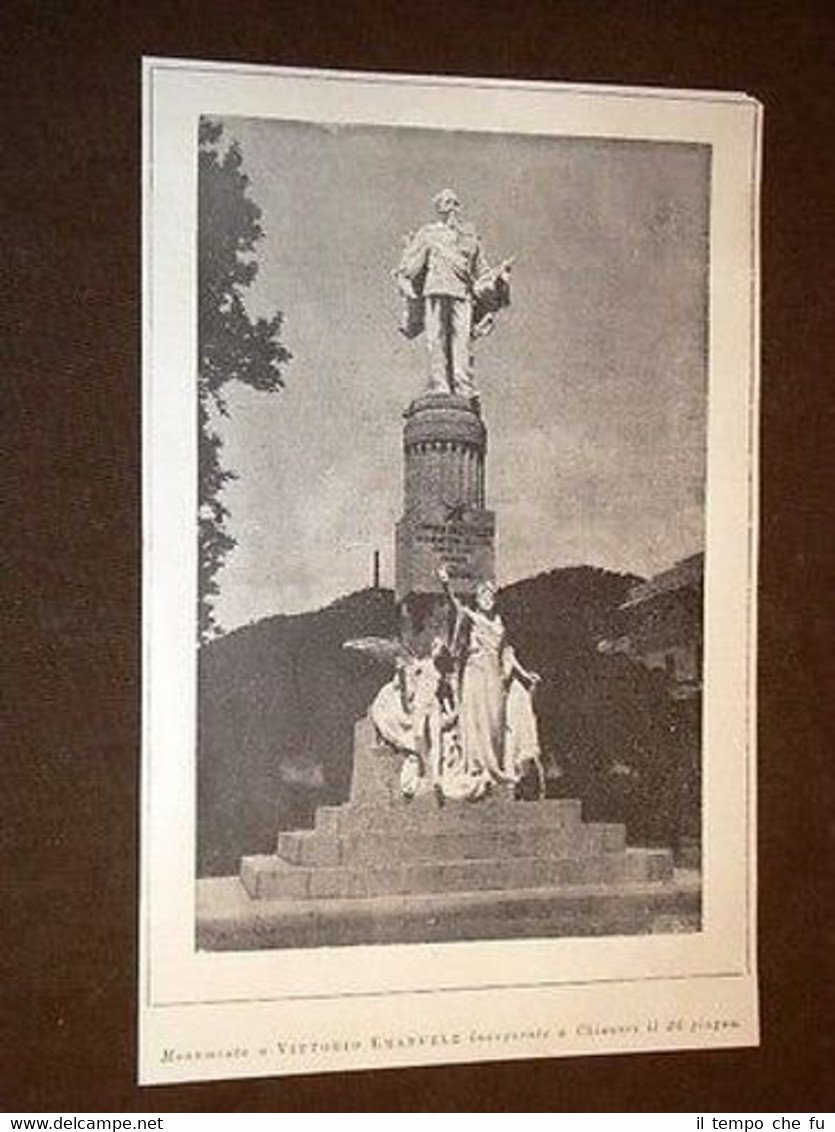 Chiavari Monumento a Vittorio Emanuele Inaugurato il 26 Giugno 1898 | Immagine principale