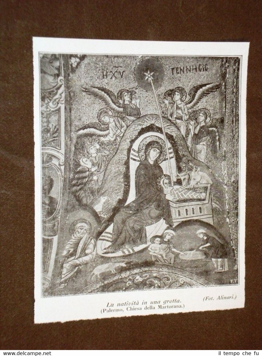 Chiesa della Martorana di Palermo nel 1920 La natività in …