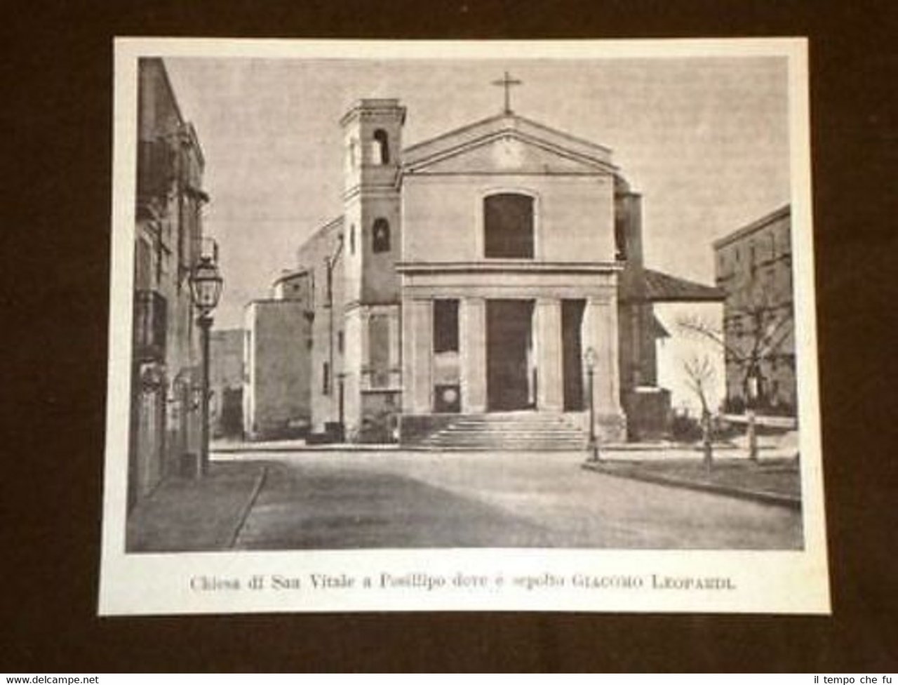 Chiesa di San Vitale Posillipo vi è sepolto Giacomo Leopardi | Immagine principale