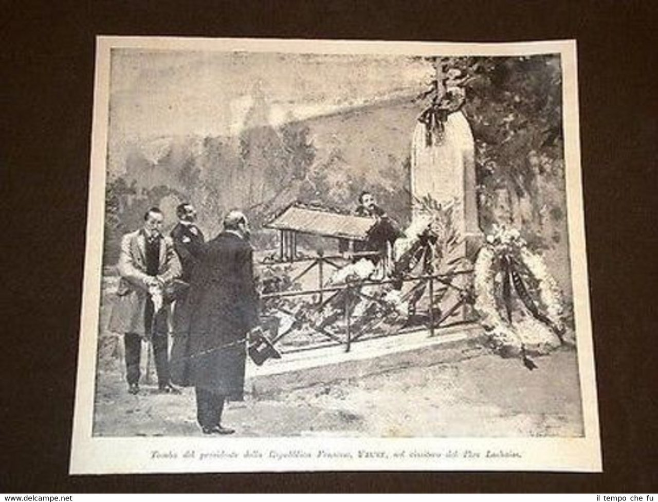 Cimitero Père Lachaise Tomba Presidente Francia Faure