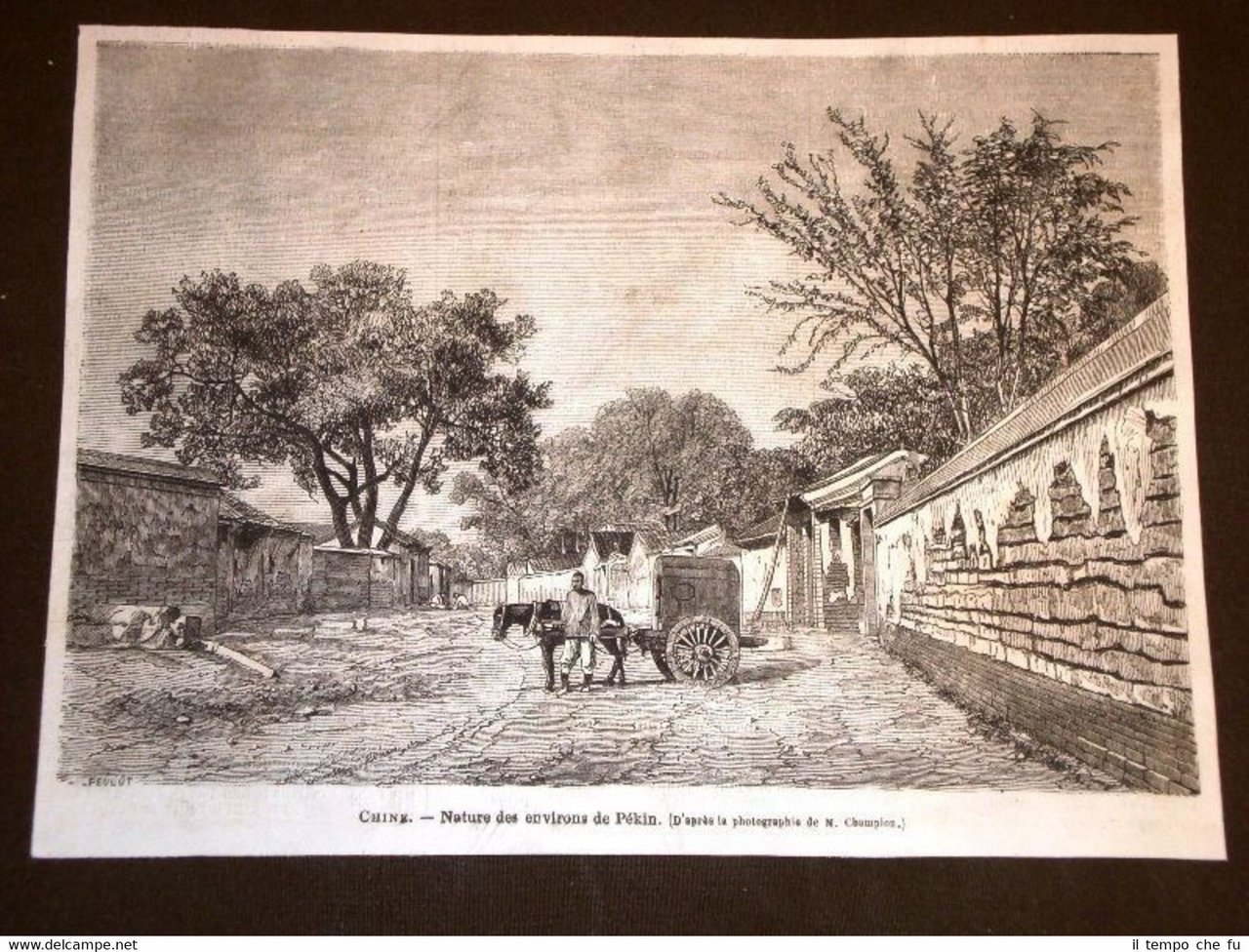 Cina o Chine La natura circostante Pechino nel 1869 | Immagine principale