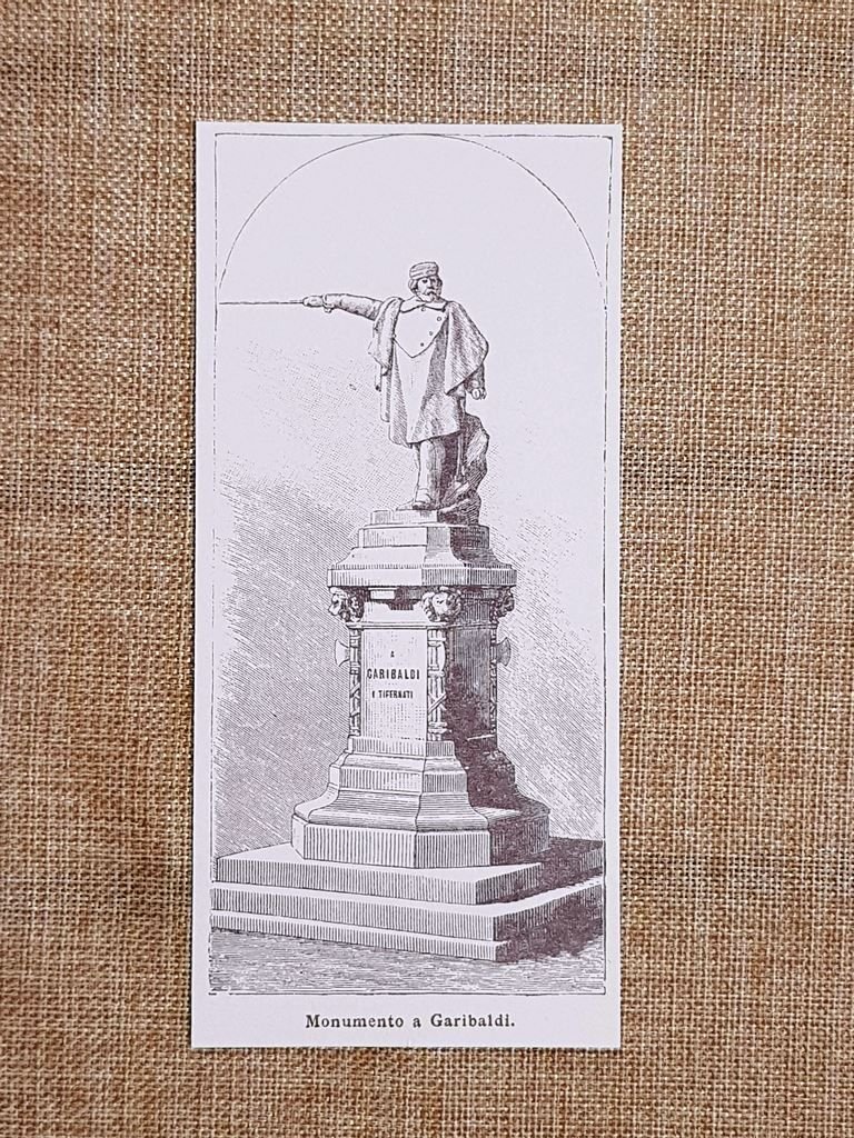 Città di Castello nell'800 Il monumento a Giuseppe Garibaldi Perugia …