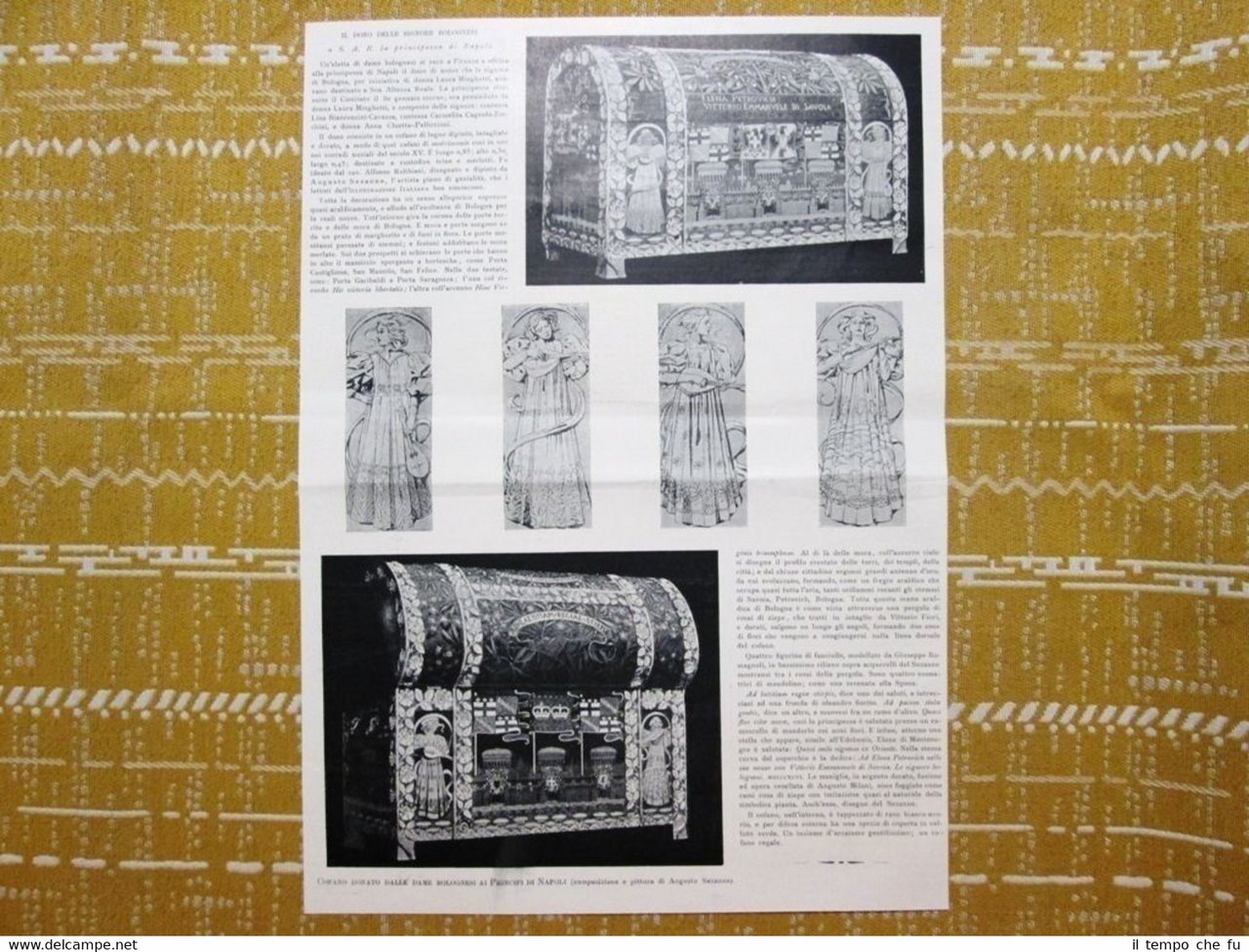 Cofano donato dalle dame di Bologna ai Principi di Napoli …