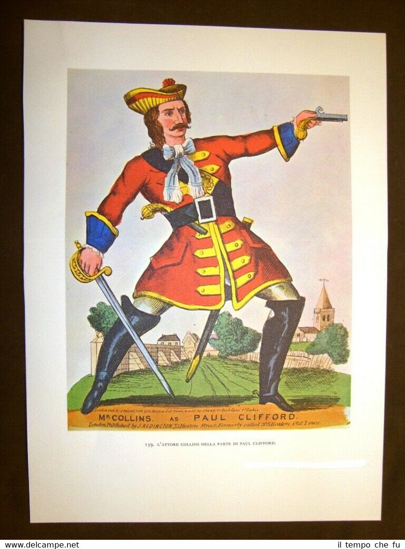 Collins in Paul Clifford + Dunstall Garrick Stampa popolare inglese …