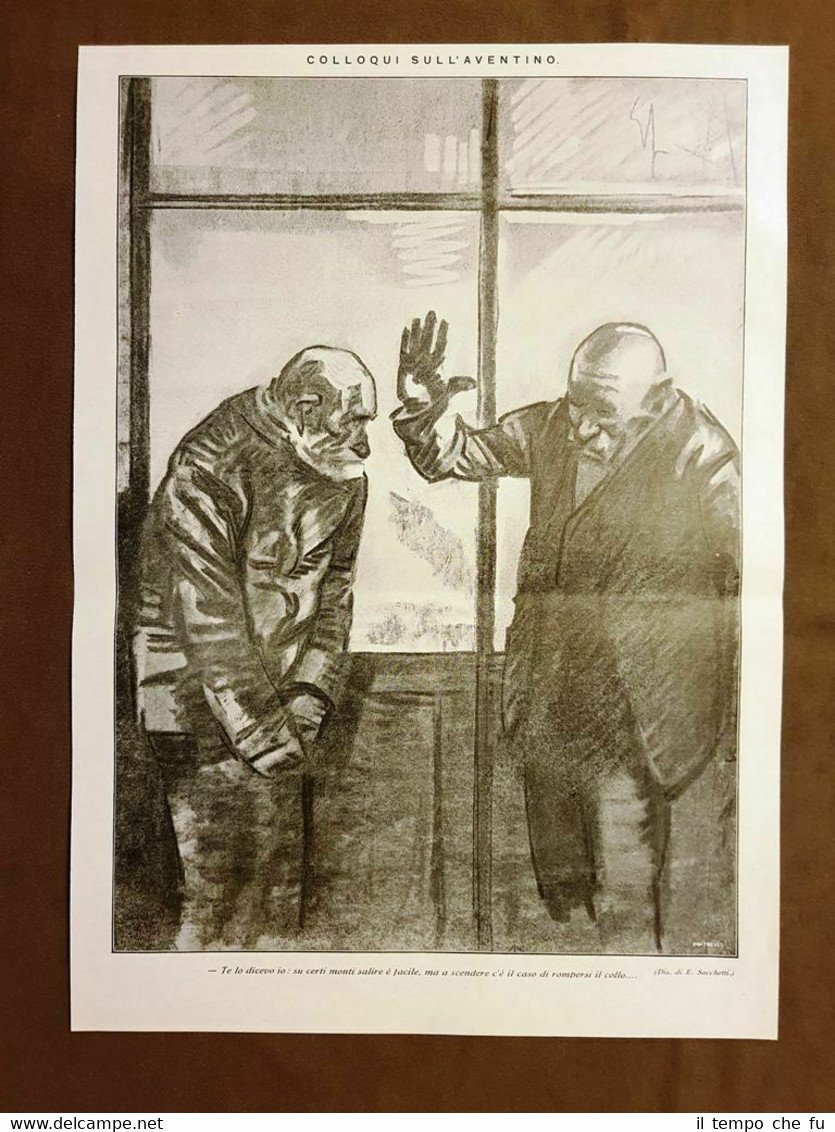 Colloqui sull'Aventino Salite e discese su certi monti… Disegno di …