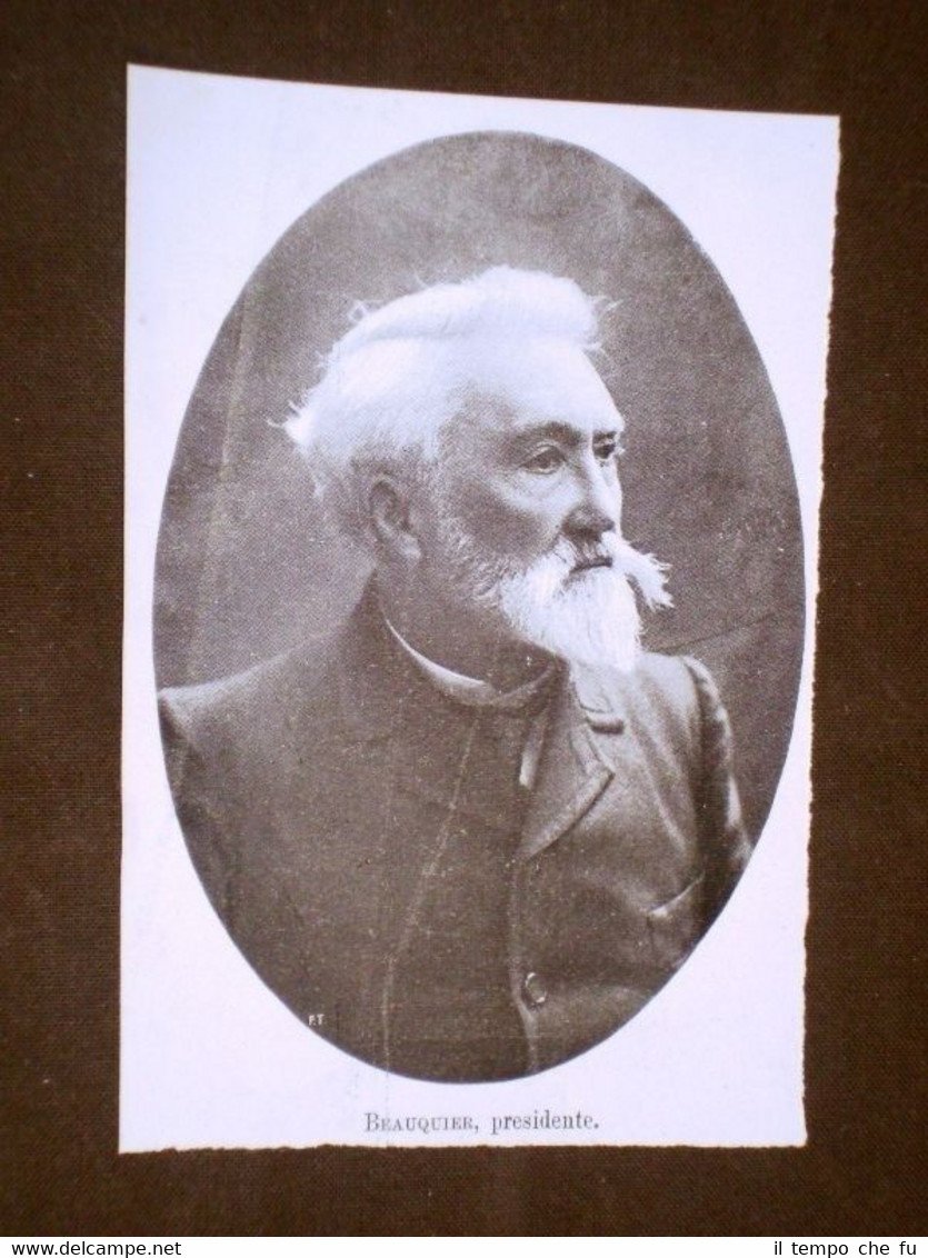 Componente la Lega Franco - Italiana Beauquier Presidente