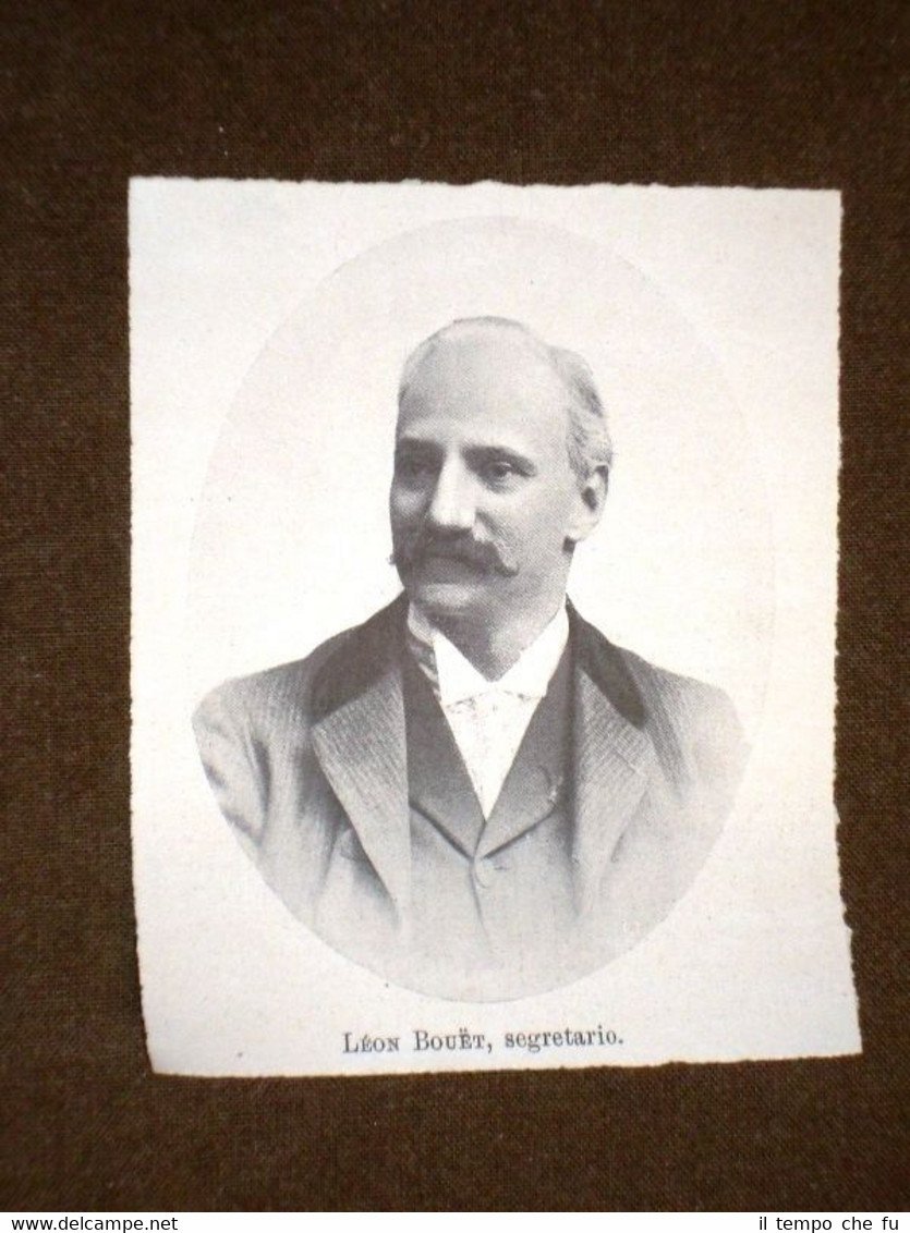 Componente Lega Franco - Italiana nel 1904 Léon Bouet Segretario