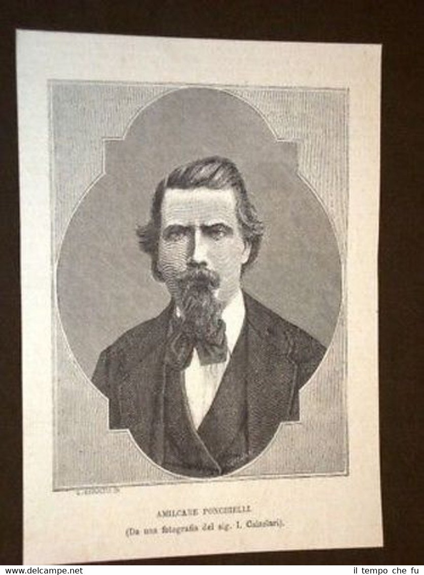 Compositore Amilcare Ponchielli di Paderno Fasolaro