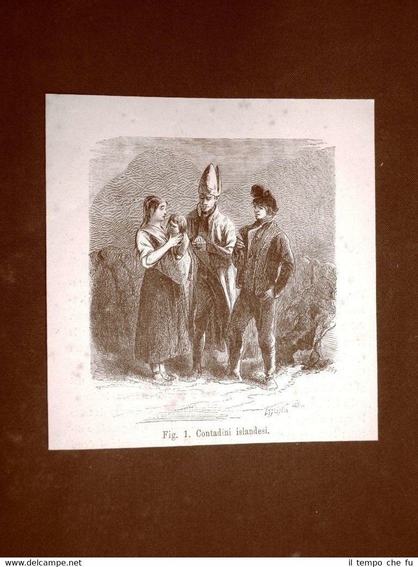 Contadini islandesi nel 1883 Islanda