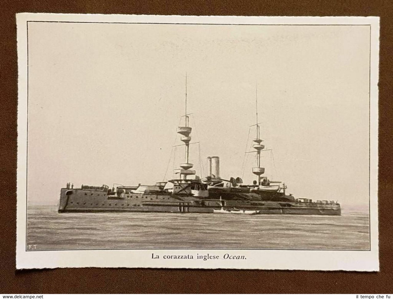Corazzata inglese Ocean Affondata Dardanelli 1915 WW1 Prima guerra mondiale | Immagine principale