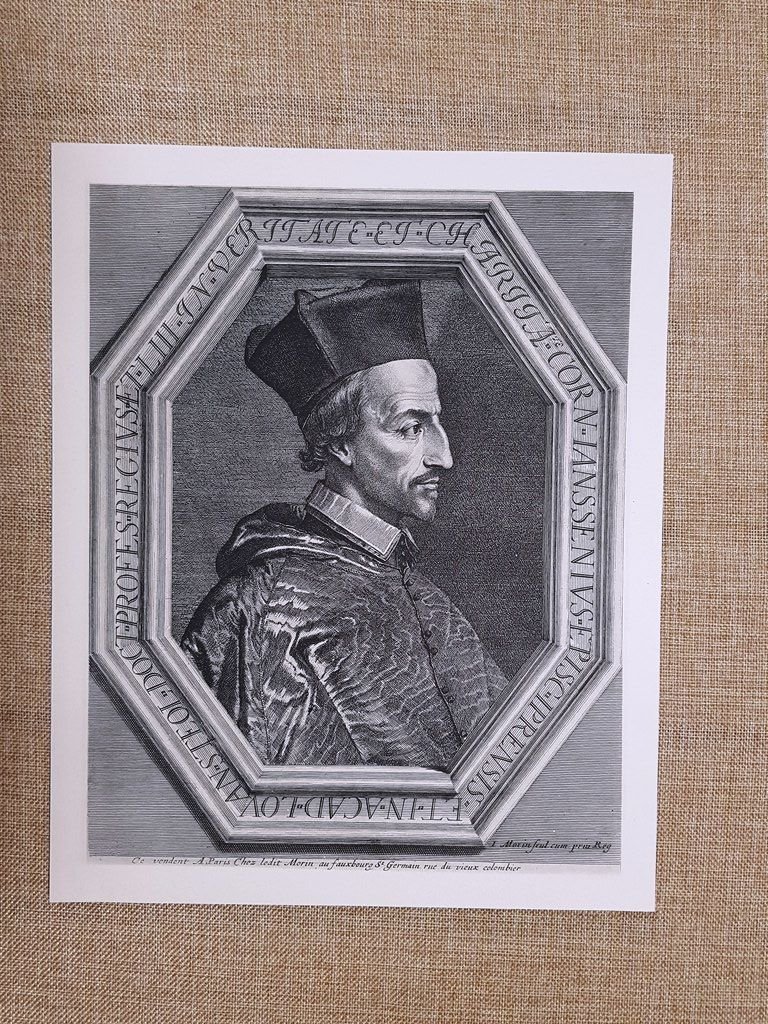 Cornelio Jansen 1585 – 1638 Giansenismo Agostino Ypres Augustinus Incisione …