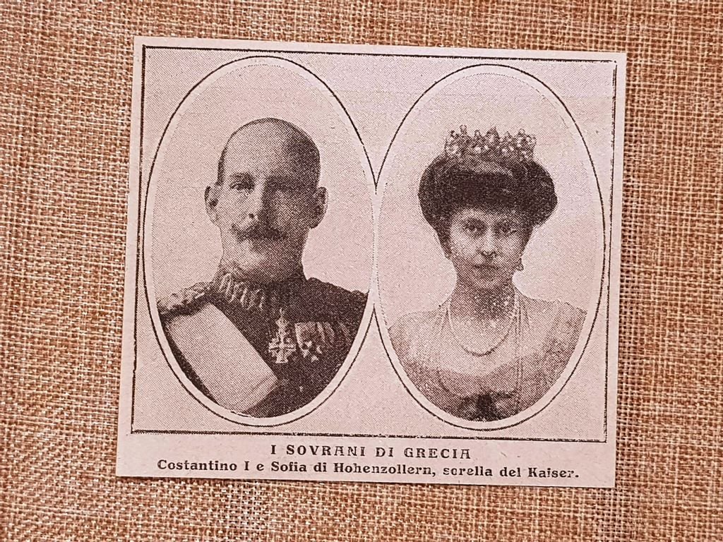 Costantino I di Grecia e Sofia di Prussia nel 1915