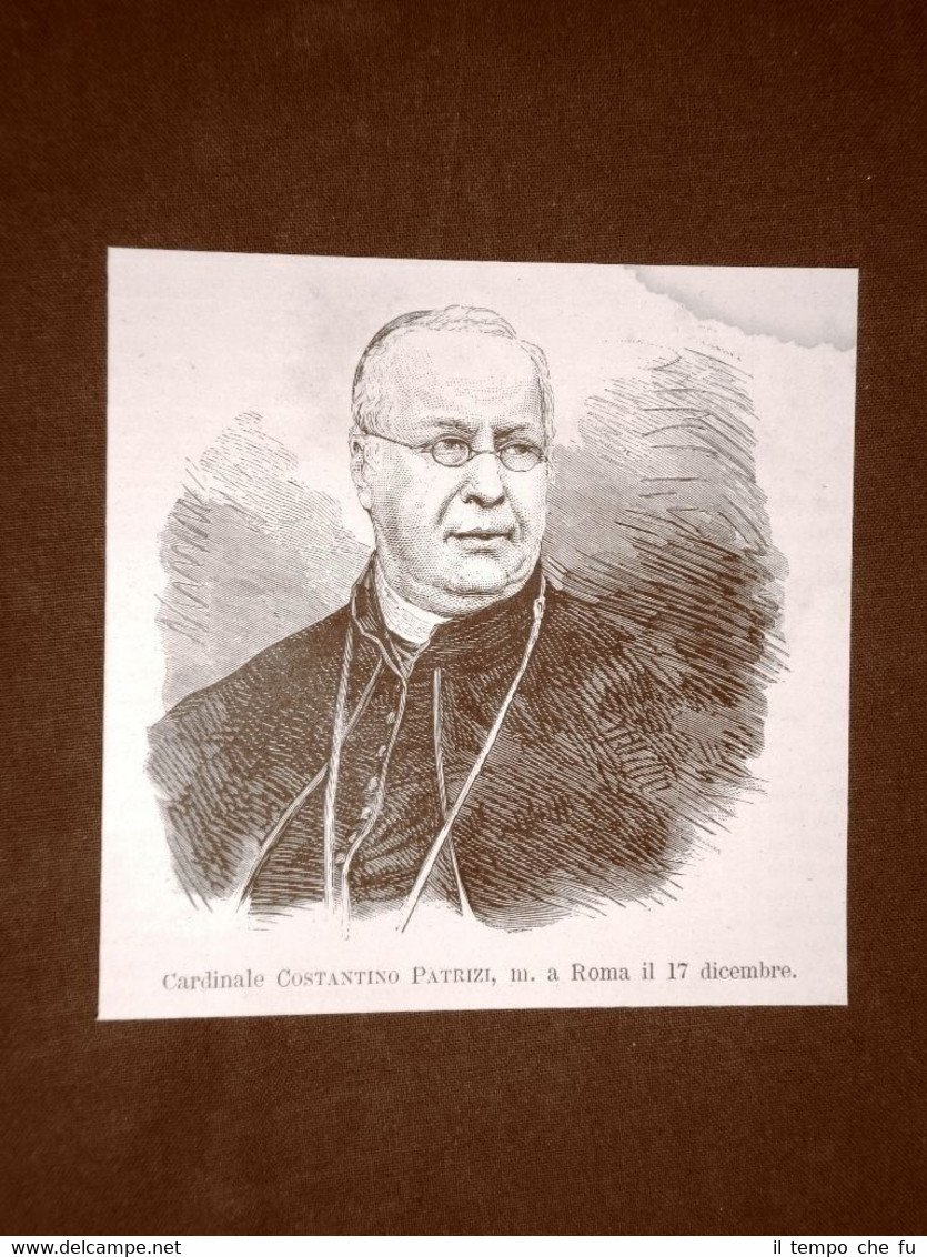 Costantino Patrizi Naro Cardinale Siena 4 settembre 1798 – Roma …