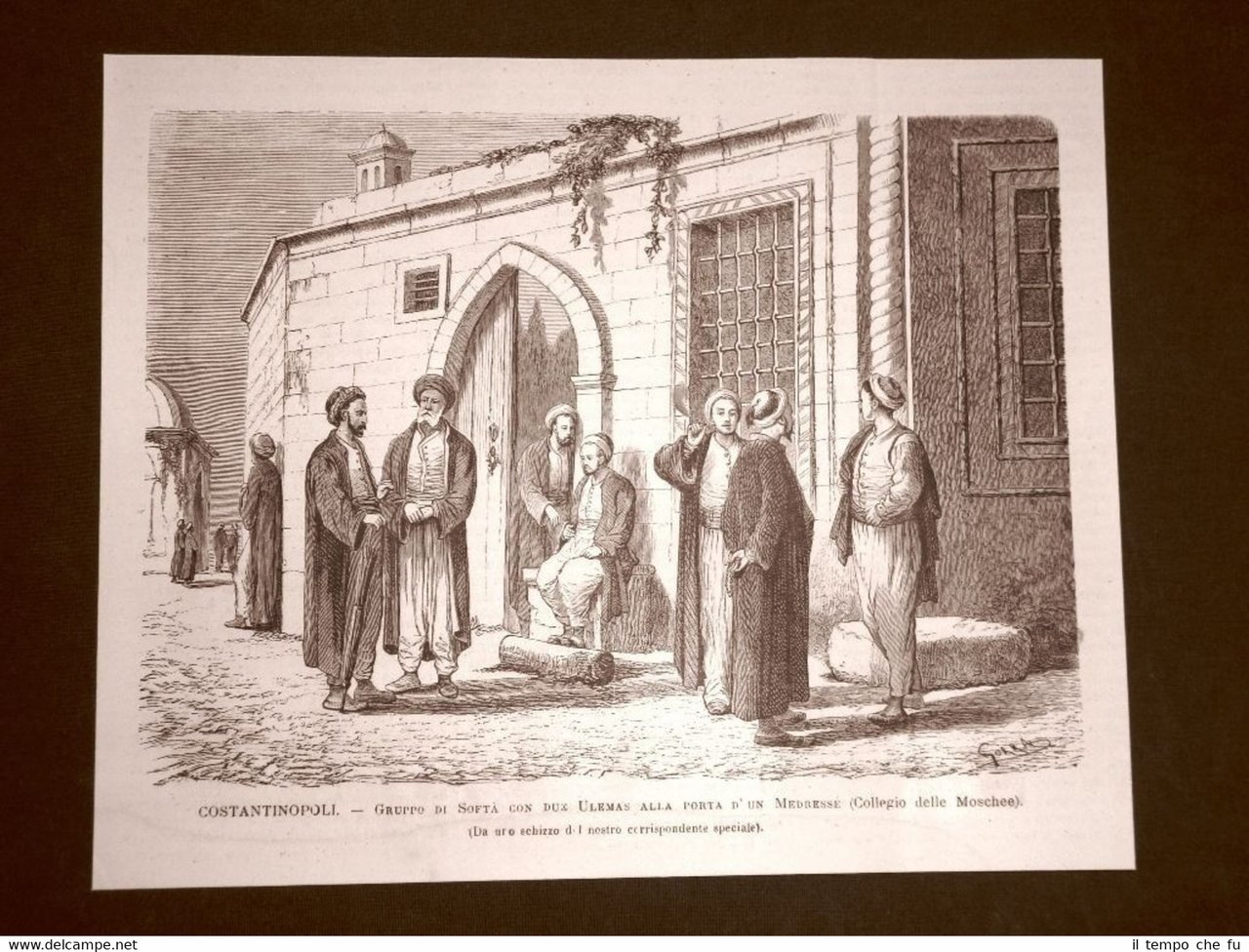 Costantinopoli o Istanbul nel 1876 Softà e Ulemas porta d'un …