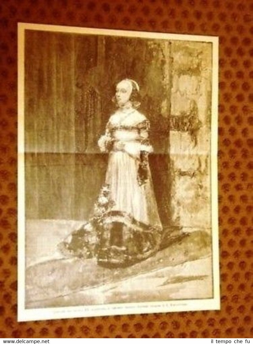 Costume XV° Secolo Acquarello Salvador Sanchez Barbudo | Immagine principale