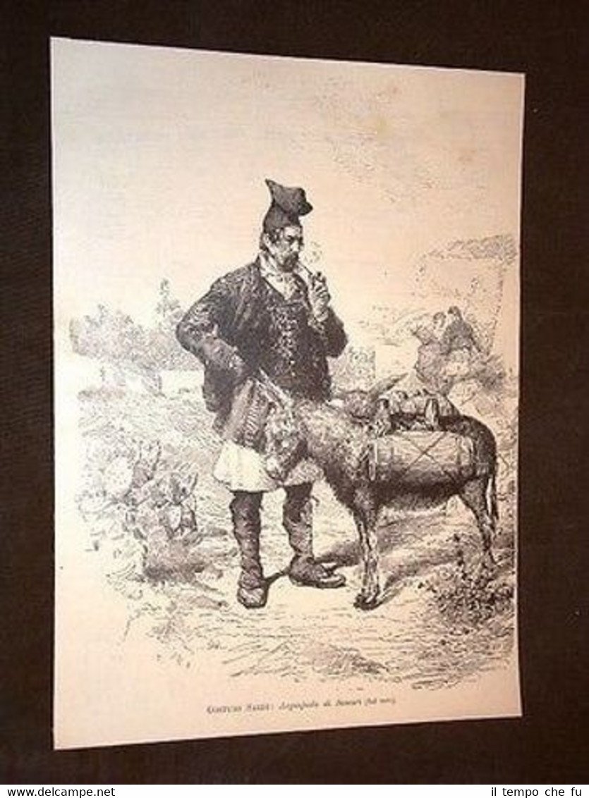 Costumi sardi Acquaiuolo di Sassari Sardegna