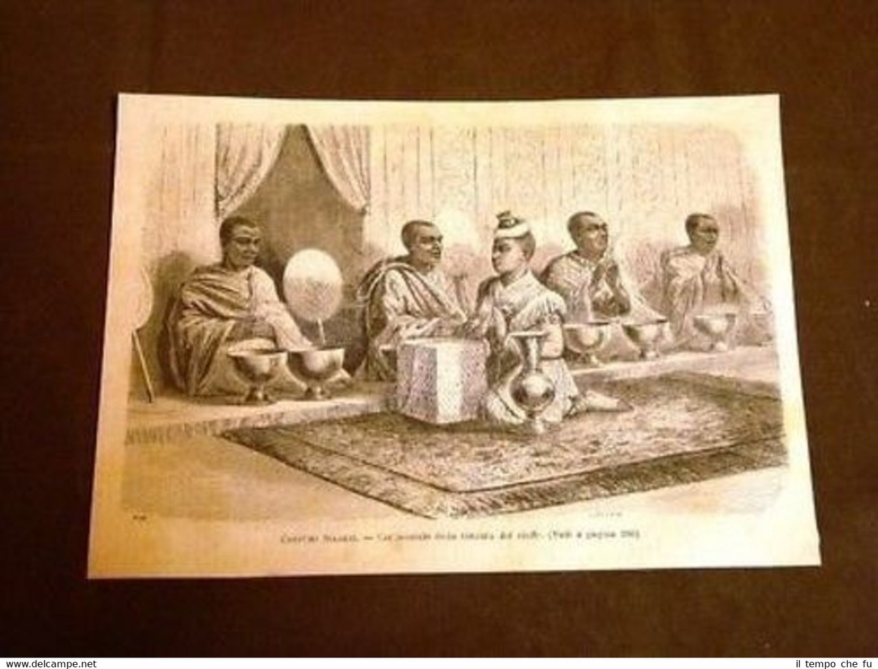 Costumi Siamesi Cerimonia della Tonsura del ciuffo Siam