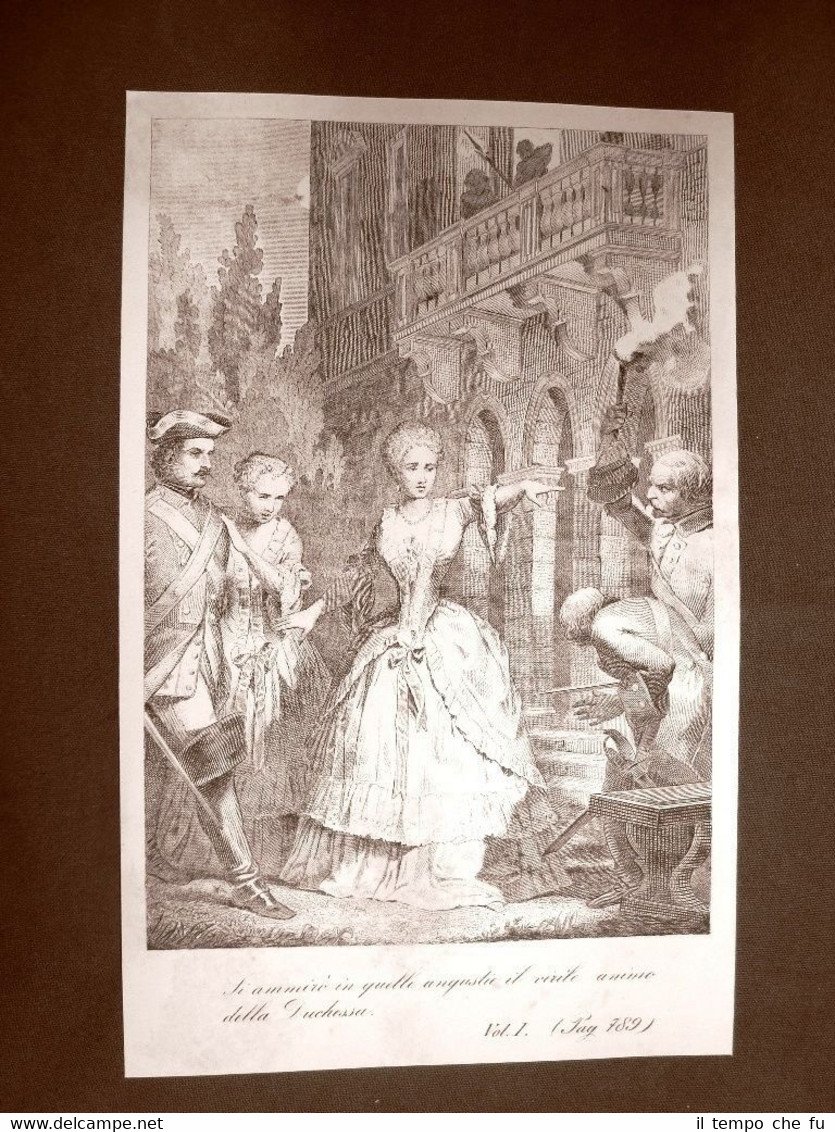 Cristina di Borbone-Francia Incisione del 1881 Dinastia di Savoia Oscar …