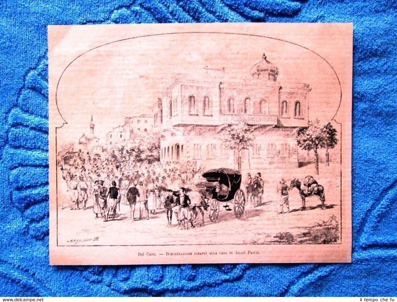 Dal Cairo - Dimostazione dinanzi alla casa di Arabì Pascià | Immagine principale