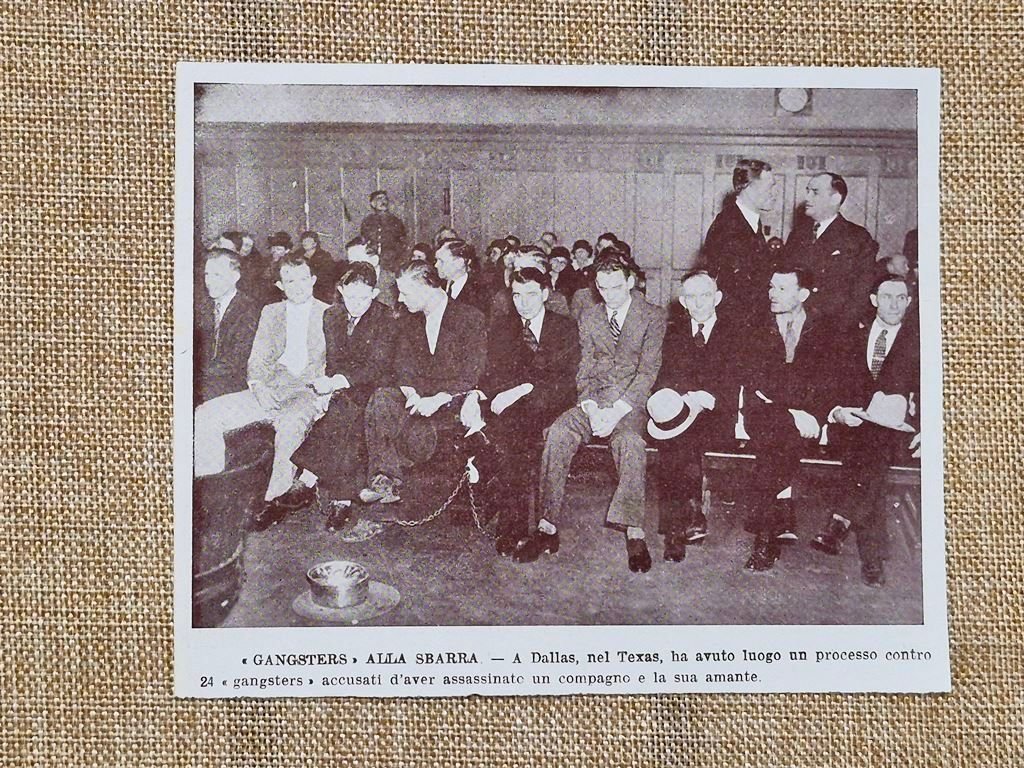 Dallas nel 1935 Processo a 24 gangsters accusati di duplice … | Immagine principale