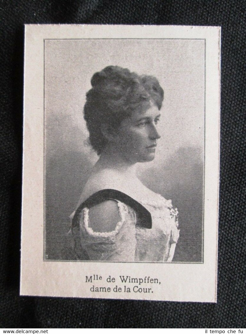 Danimarca: La signorina de Wimpffen, dama di corte Stampa del …