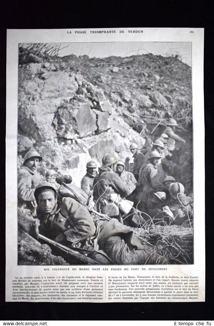 Dans le fosses du fort de Douaumont, Dans le Carrières …
