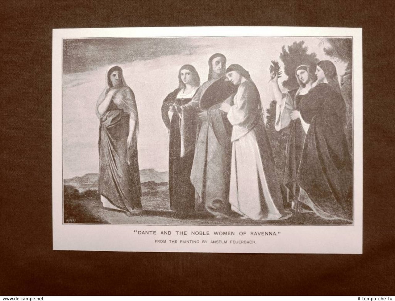 Dante e le nobildonne di Ravenna Quadro di Anselm Feuerbach …