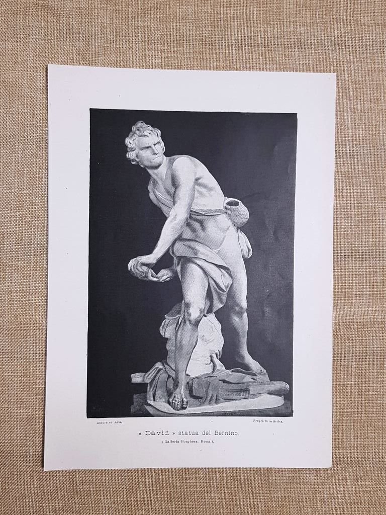 David Statua di Gian Lorenzo Bernini Nella Galleria Borghese di …