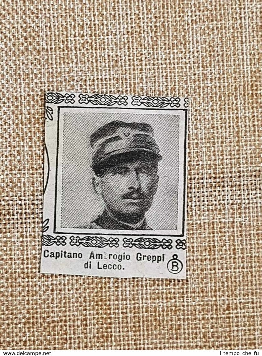Decorato con medaglia di bronzo Ambrogio Greppi di Lecce Guerra …