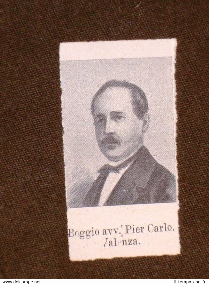 Deputato 1861 Pier Carlo Boggio di Valenza e Marchese Lorenzo …