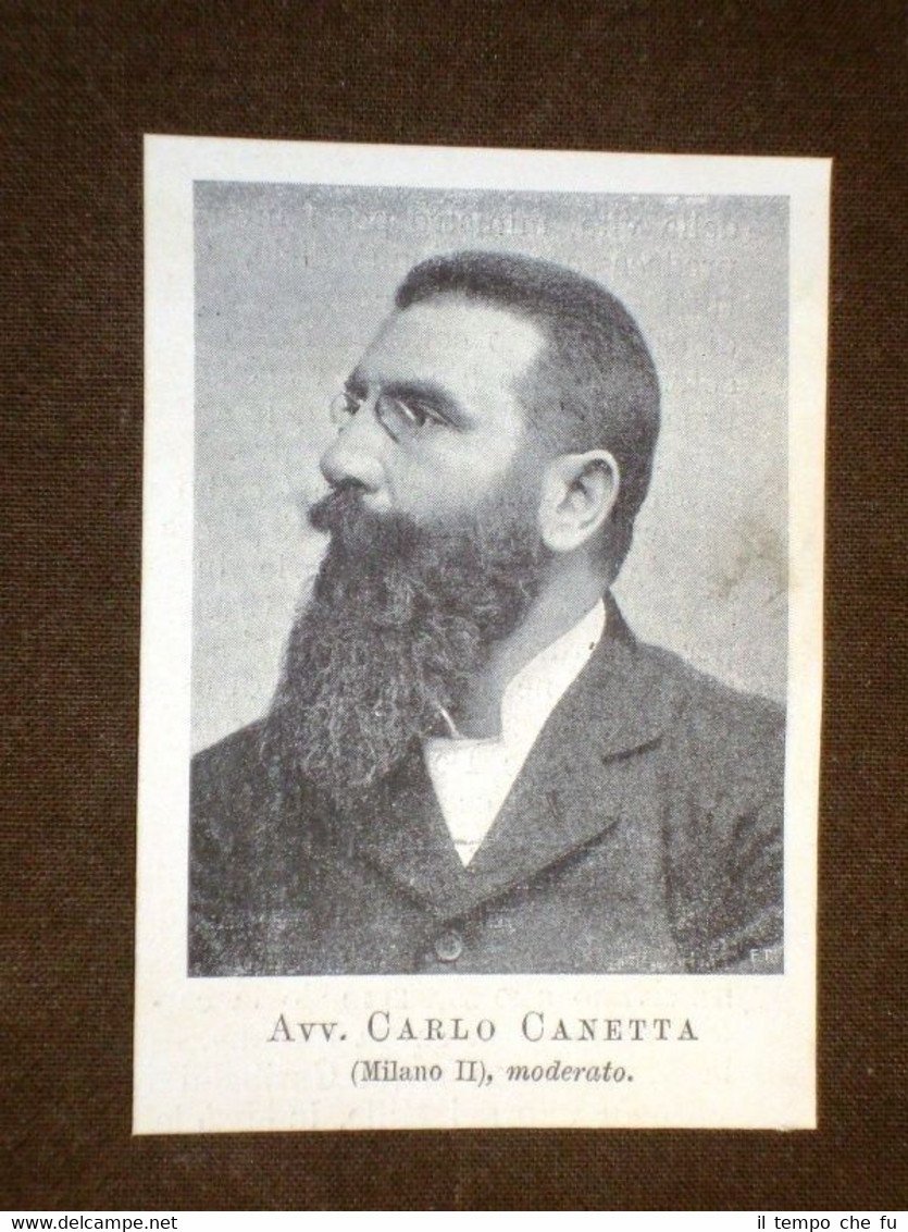 Deputato Avvocato Carlo Canetta di Milano