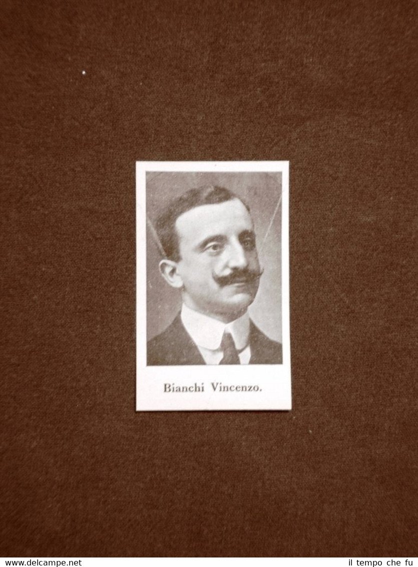 Deputato d'Italia nel 1924 Onorevole Bianchi Vincenzo e Crollalanza Araldo