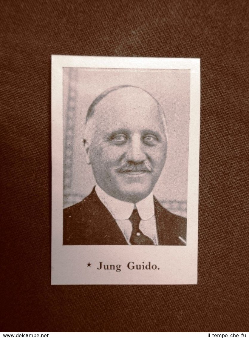 Deputato d'Italia nel 1924 Onorevole Jung Guido e Sanna Carlo