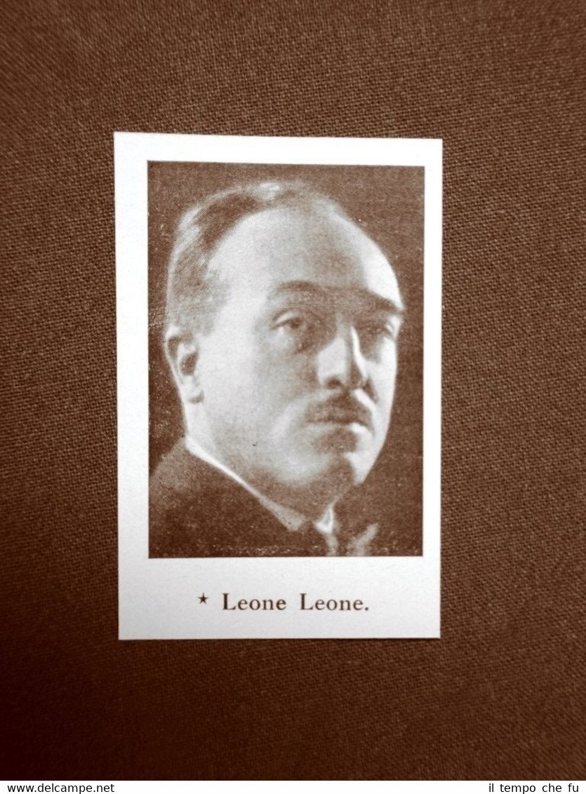 Deputato d'Italia nel 1924 Onorevole Leone Leone | Immagine principale