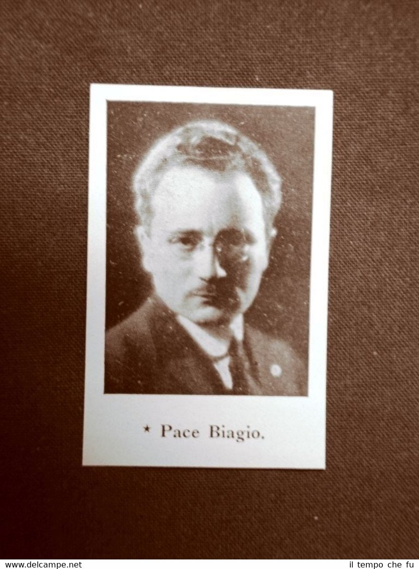 Deputato d'Italia nel 1924 Onorevole Pace Biagio e Sansanelli Nicola