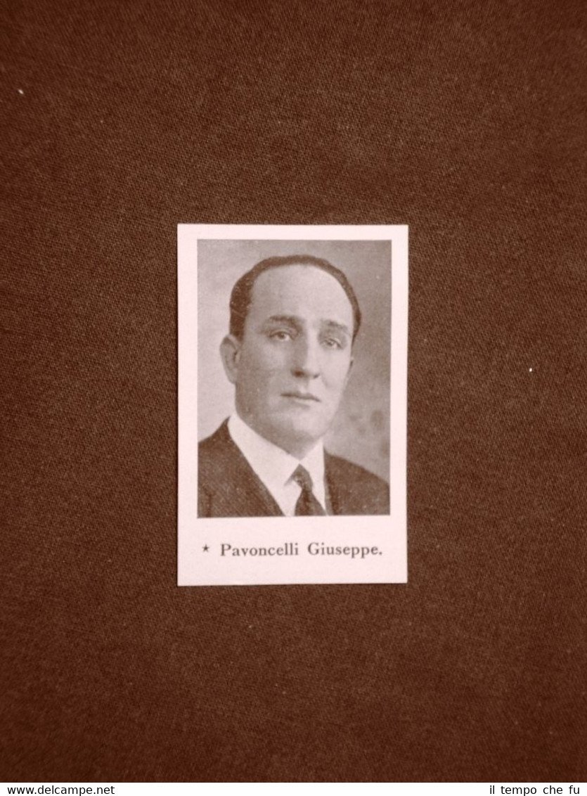 Deputato d'Italia nel 1924 Onorevole Pavoncelli Giuseppe e Bianchi Michele