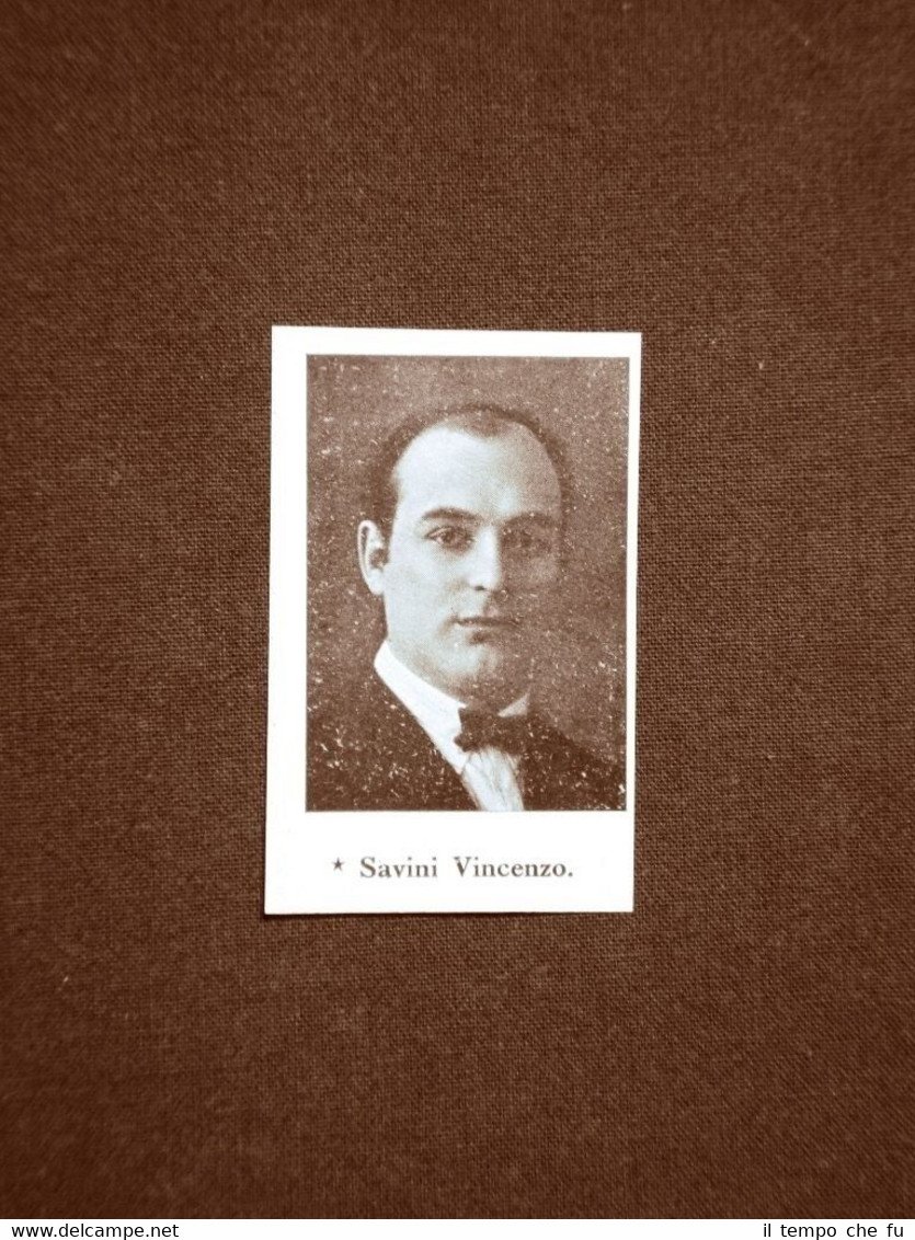 Deputato d'Italia nel 1924 Onorevole Savini Vincenzo e Federzoni Luigi