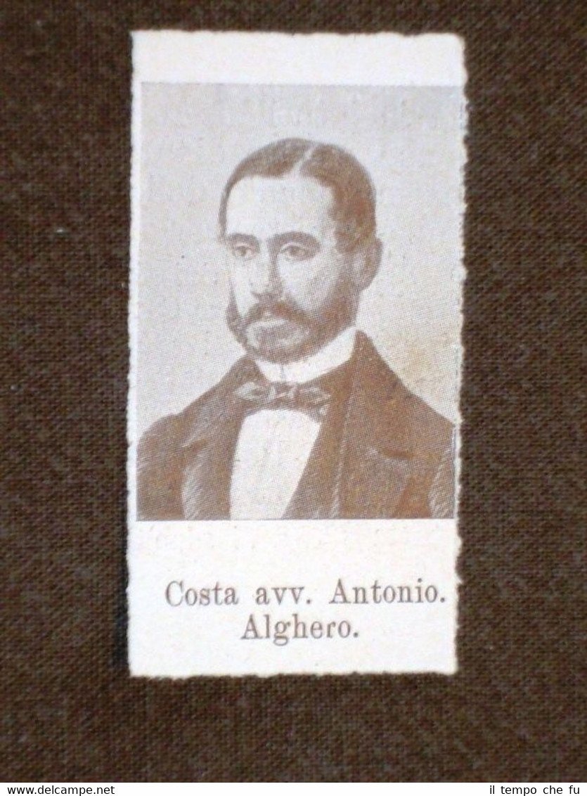 Deputato del 1° Parlamento d'Italia 1861 Avvocato Costa Antonio di … | Immagine principale