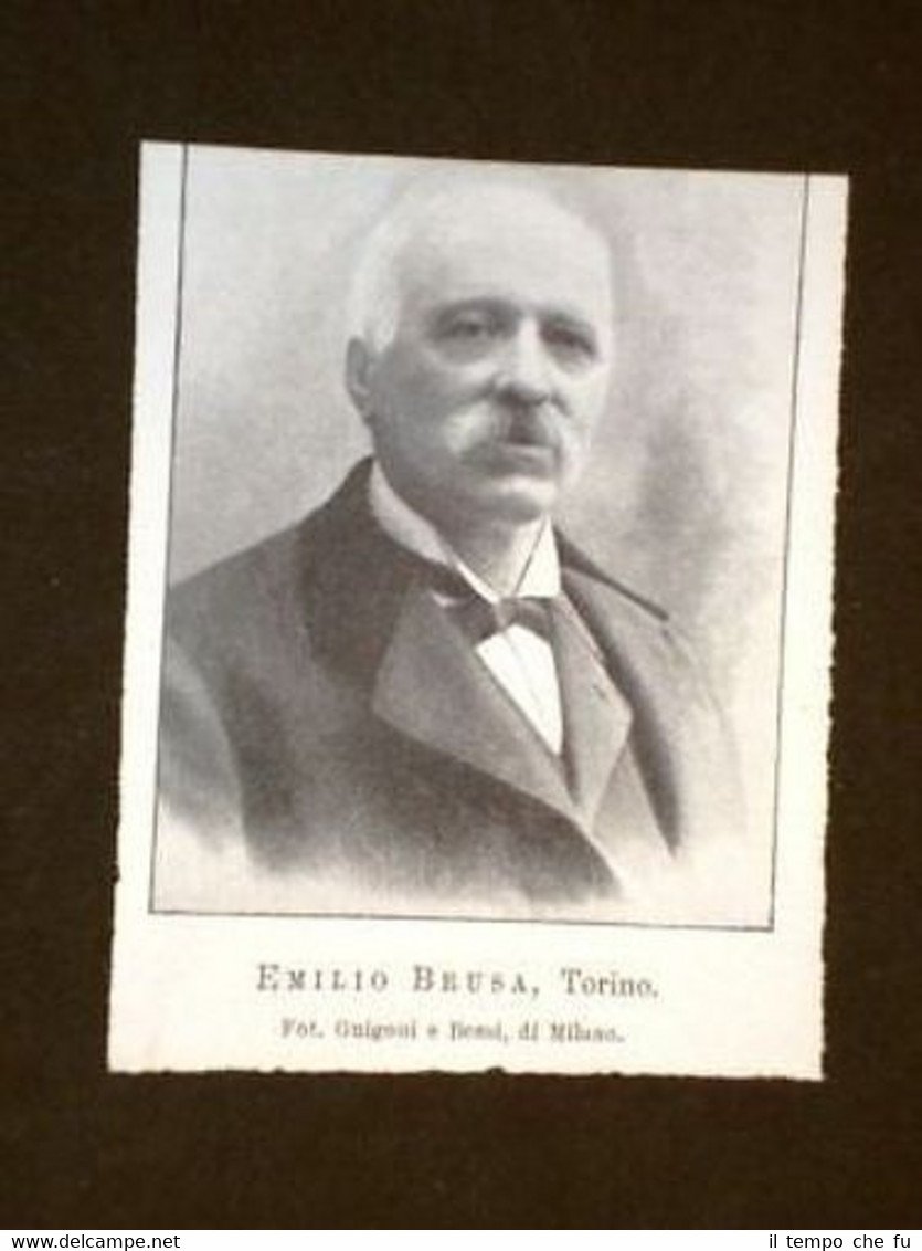 Deputato Emilio Brusa di Torino