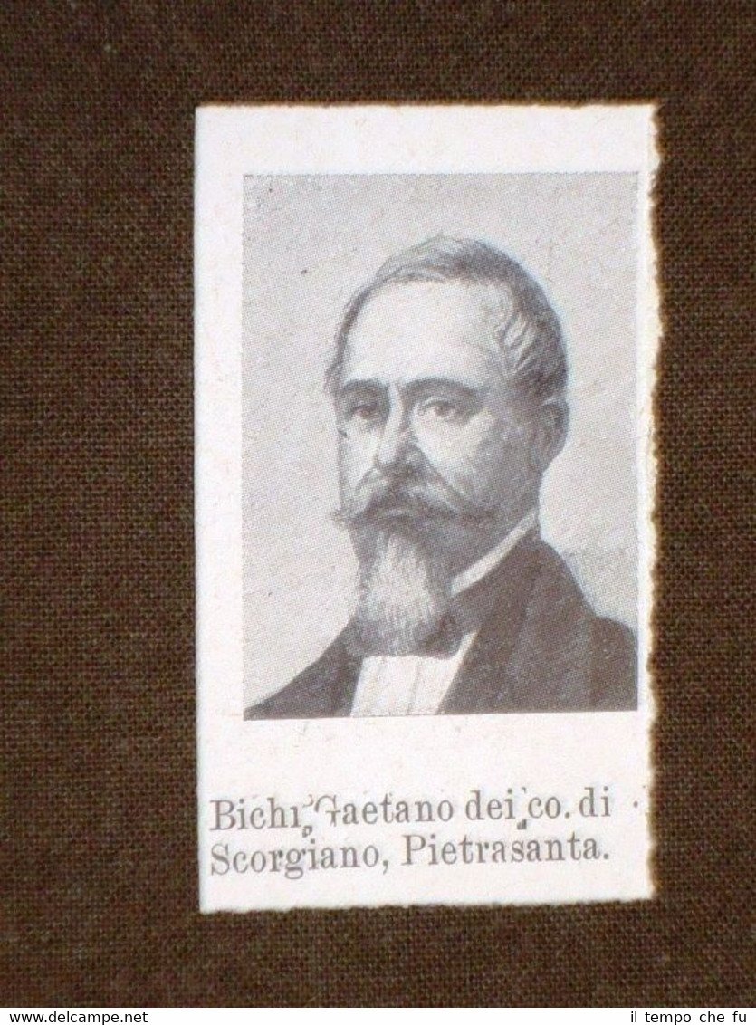 Deputato Gaetano Bichi di Scorgiano di Pietrasanta e Alessandro Porro …