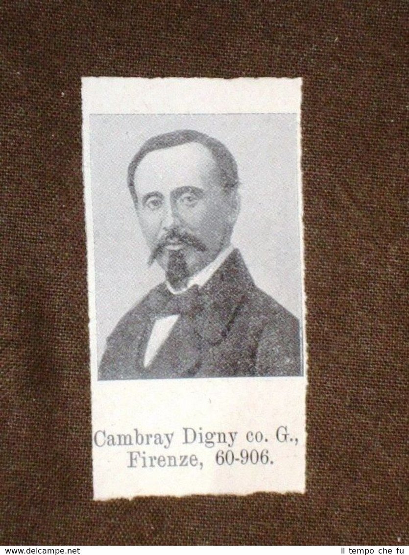 Deputato nel 1861 Cambray Digny di Firenze e Gen.Federico Menabrea …
