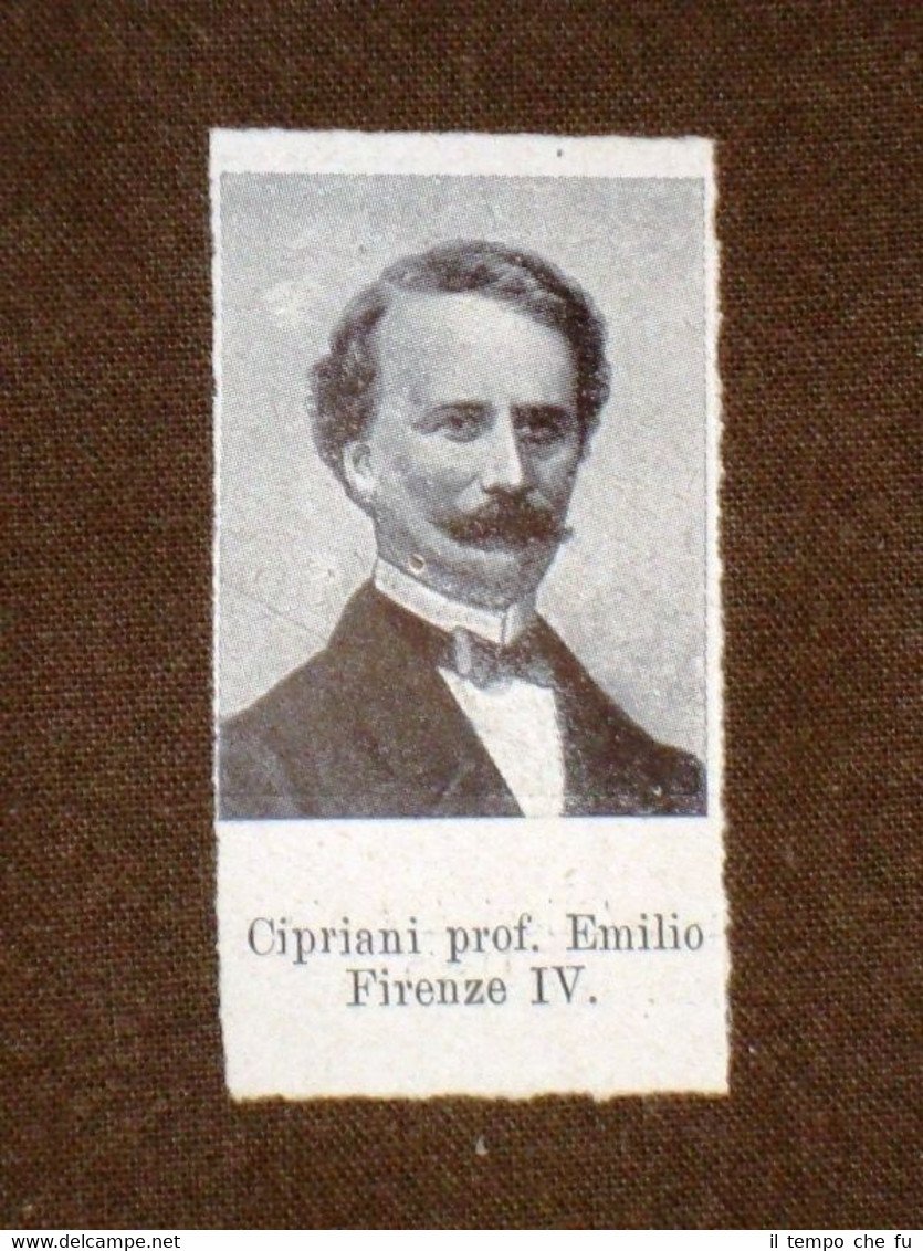 Deputato nel 1861 Emilio Cipriani di Firenze e Antonio Allievi …